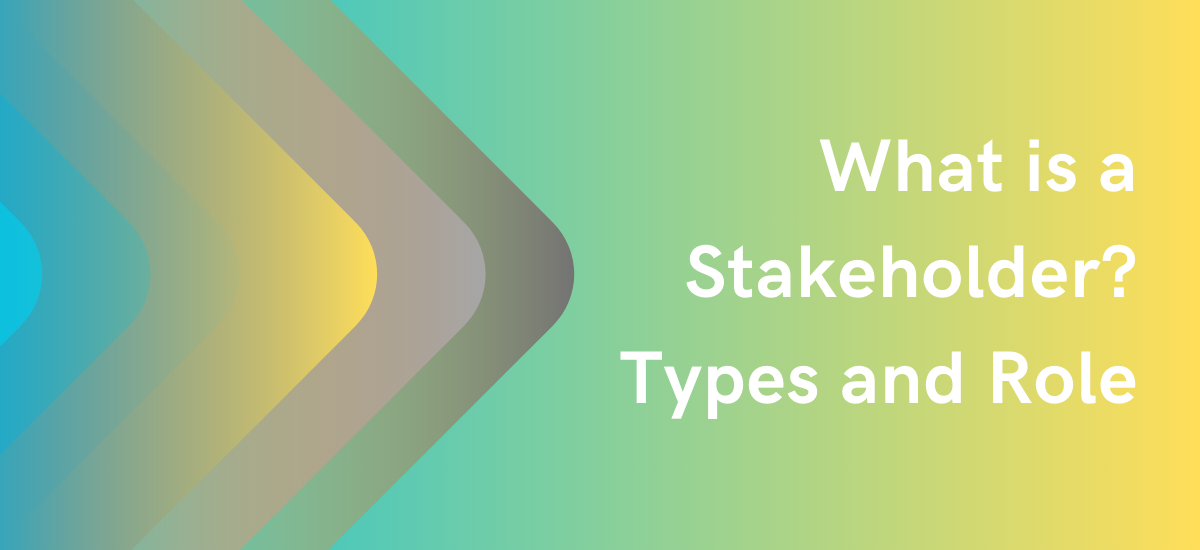 What is a Stakeholder Types and Role